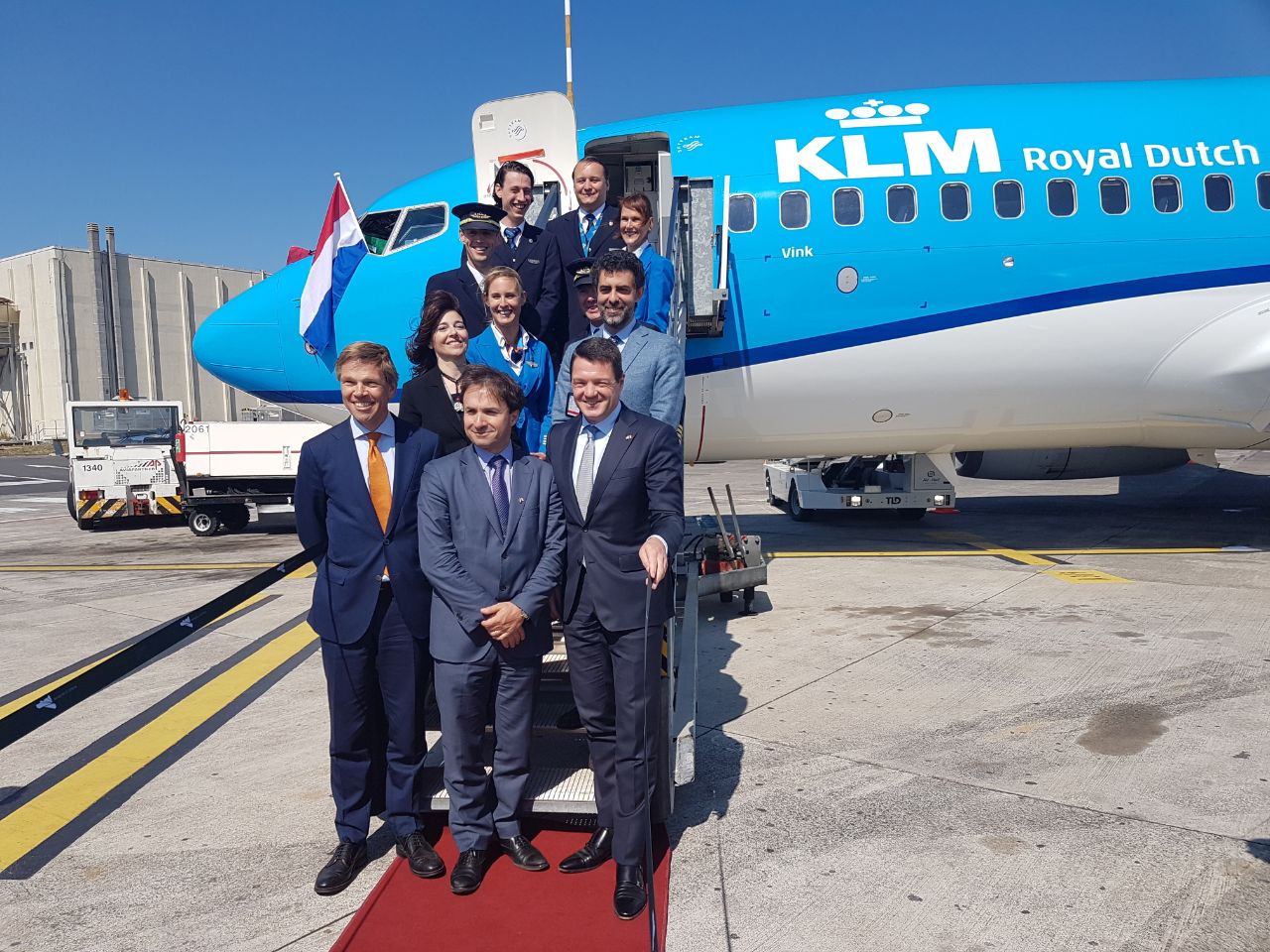 KLM è atterrata per la prima volta a Catania